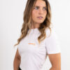 Camiseta Crop Just Trail Mujer White 1 scaled