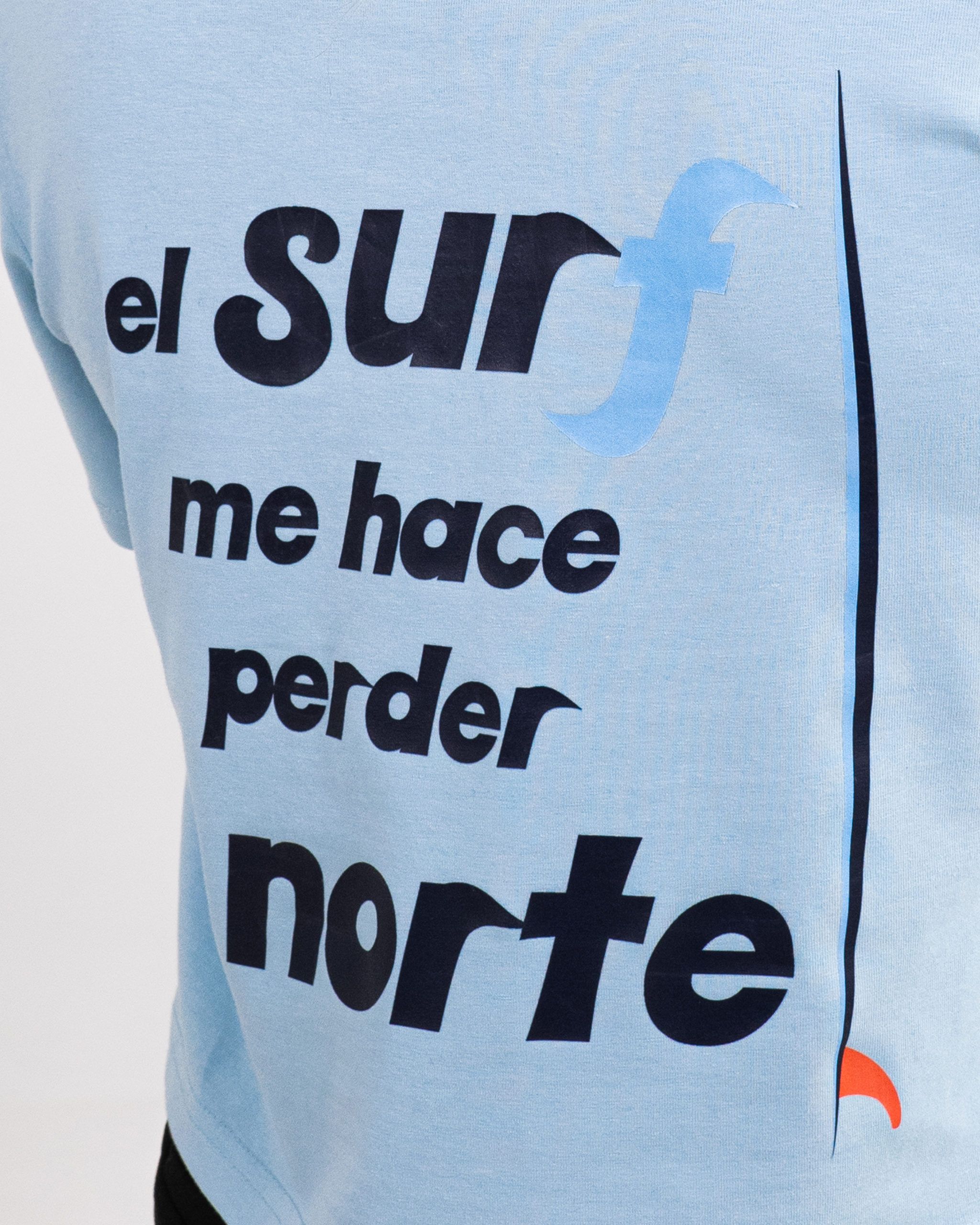 Camiseta Crop Perdiendo El Norte Mujer Blue 3 scaled