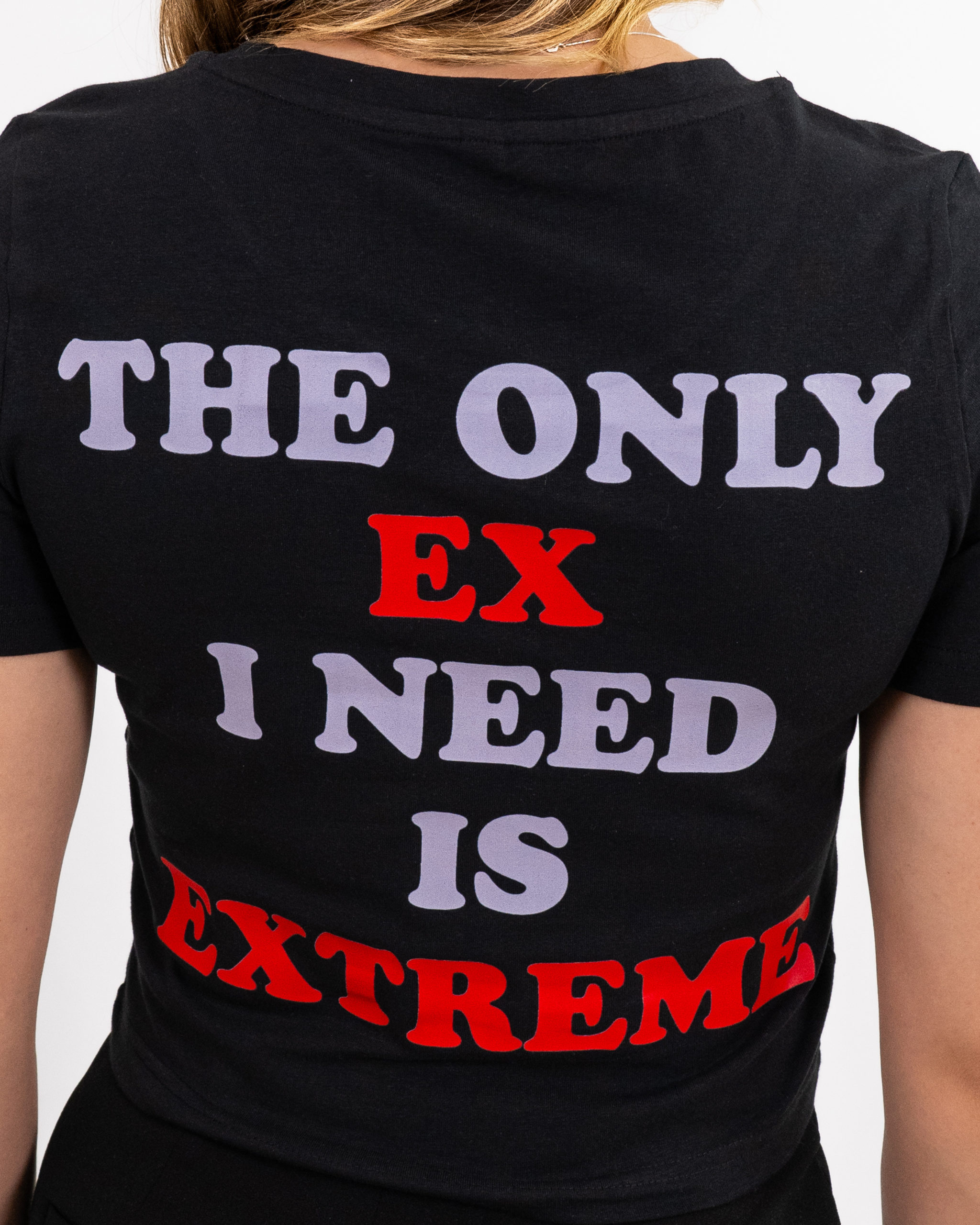 Camiseta Crop The Only Ex Mujer Black 3 scaled
