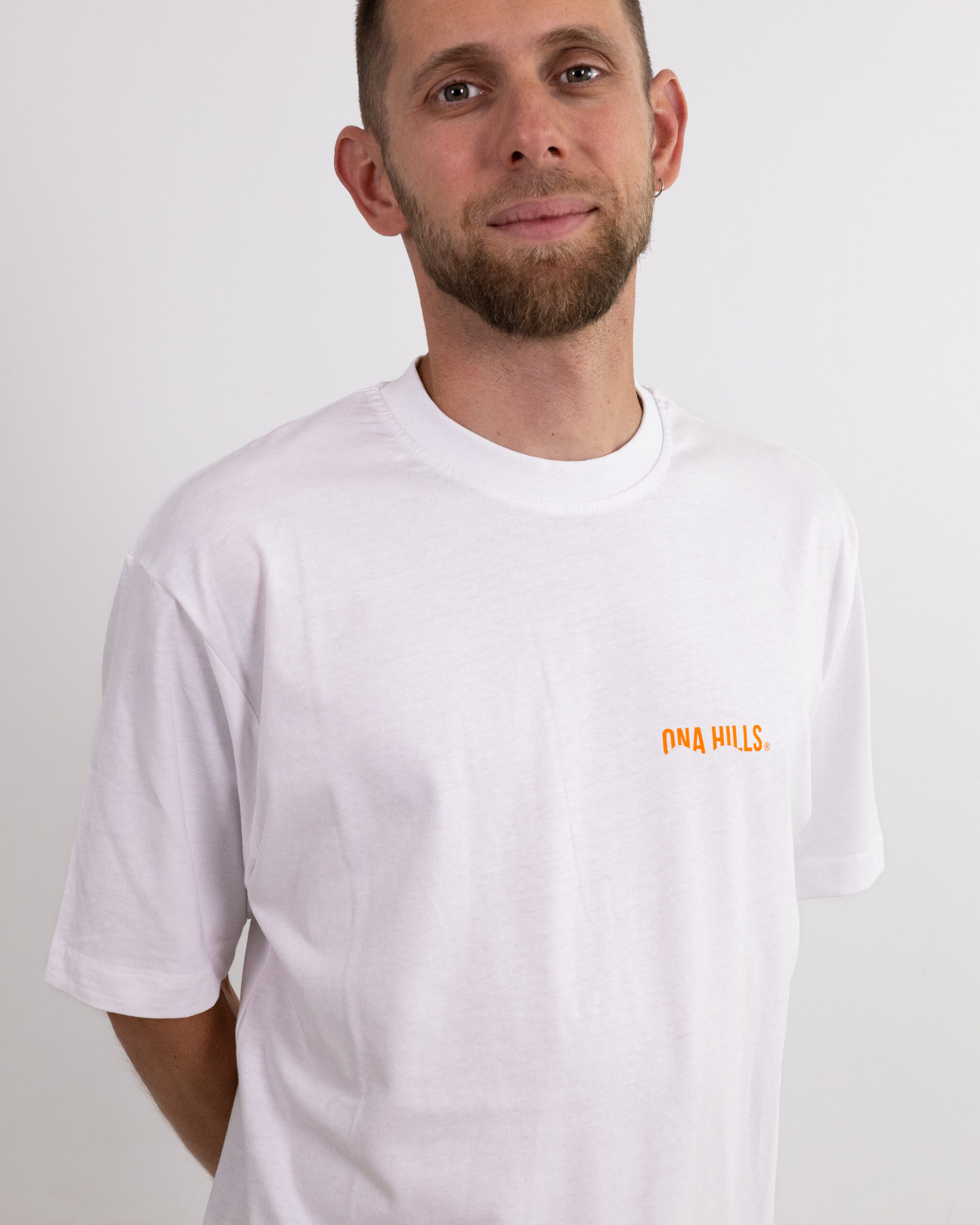 Camiseta Oversize Superheroes Ride Hombre White 1 scaled