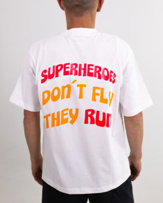 Camiseta Oversize Superheroes Run Hombre
