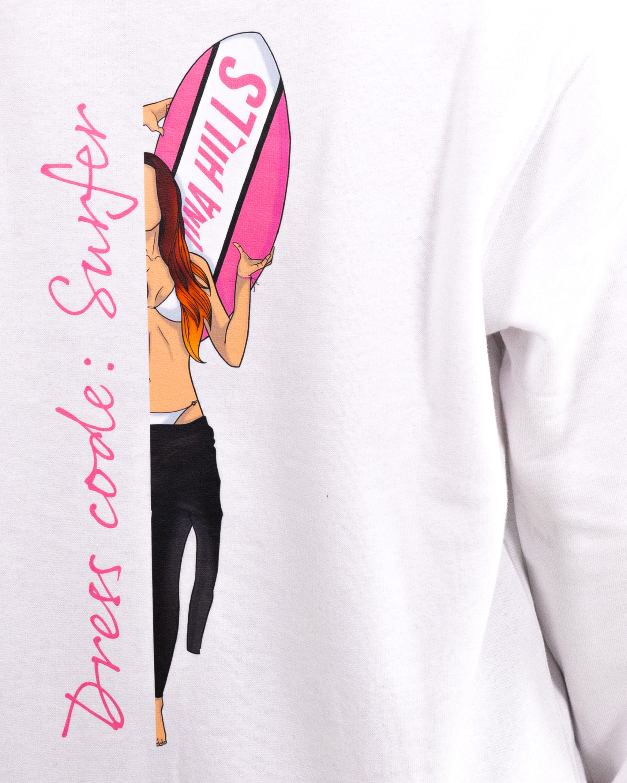 Crewneck Regular Dress Code Surf Mujer White 3 scaled