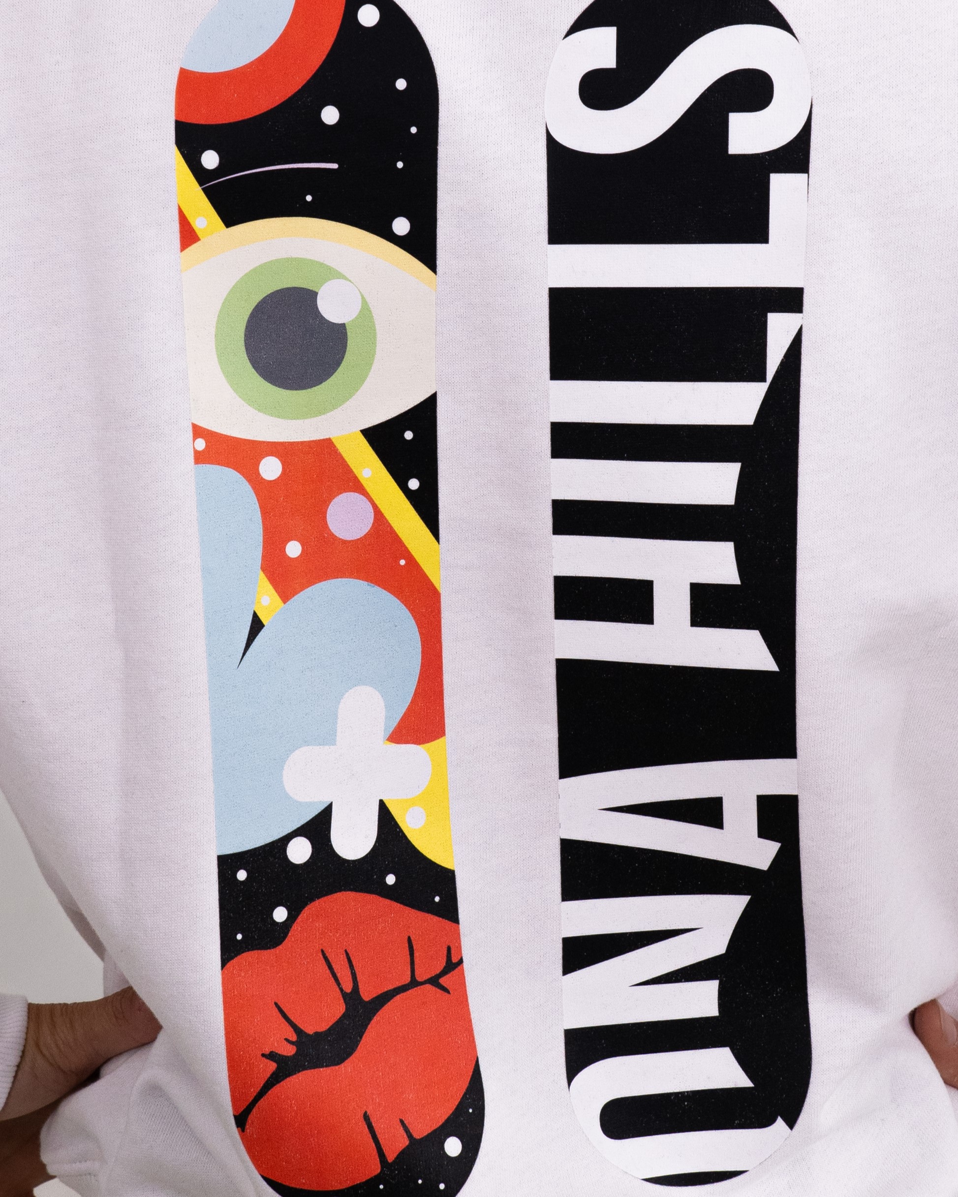 Crewneck Regular Tabla Picasso Hombre White 3