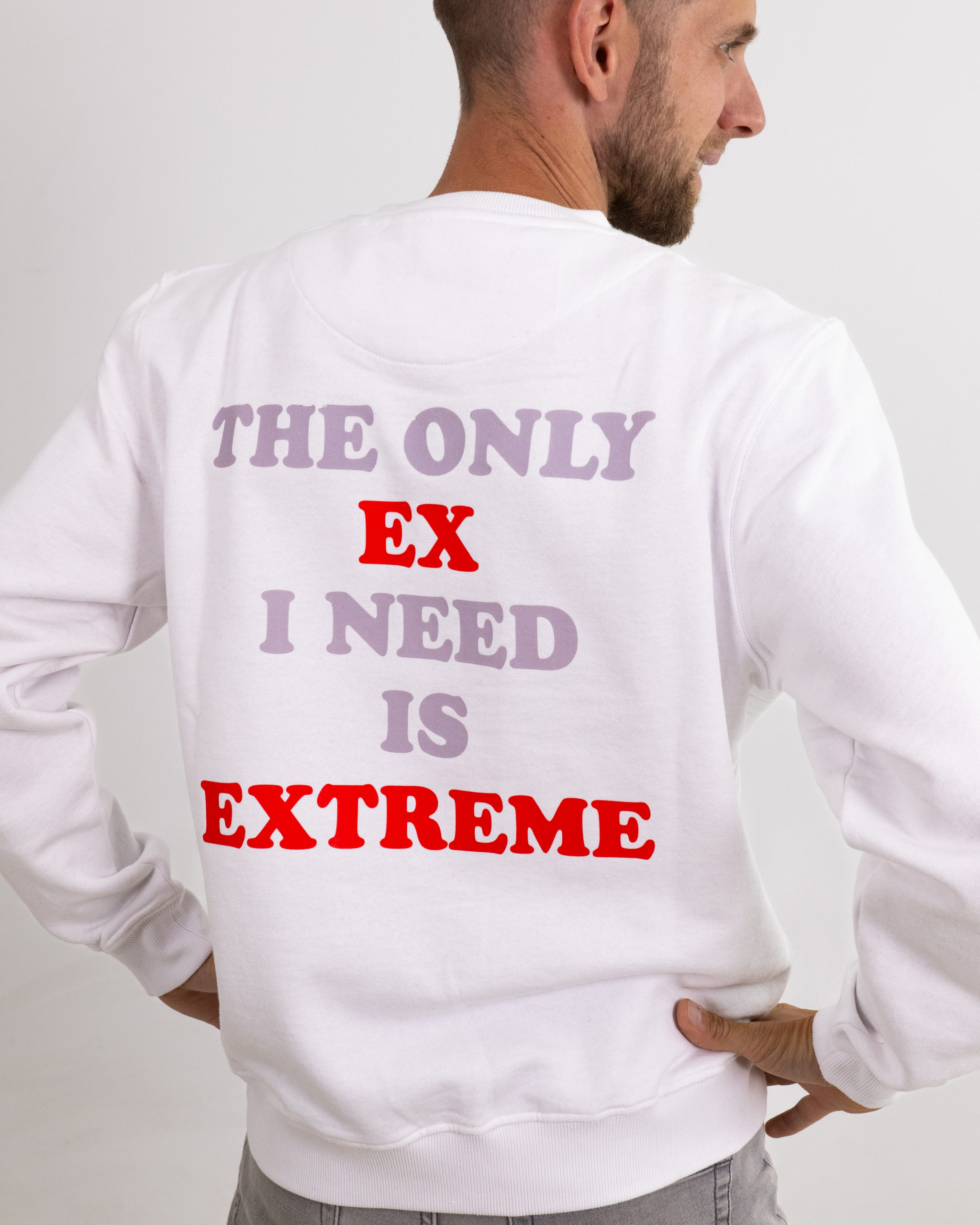 Crewneck Regular The Only Ex Hombre White 2 scaled