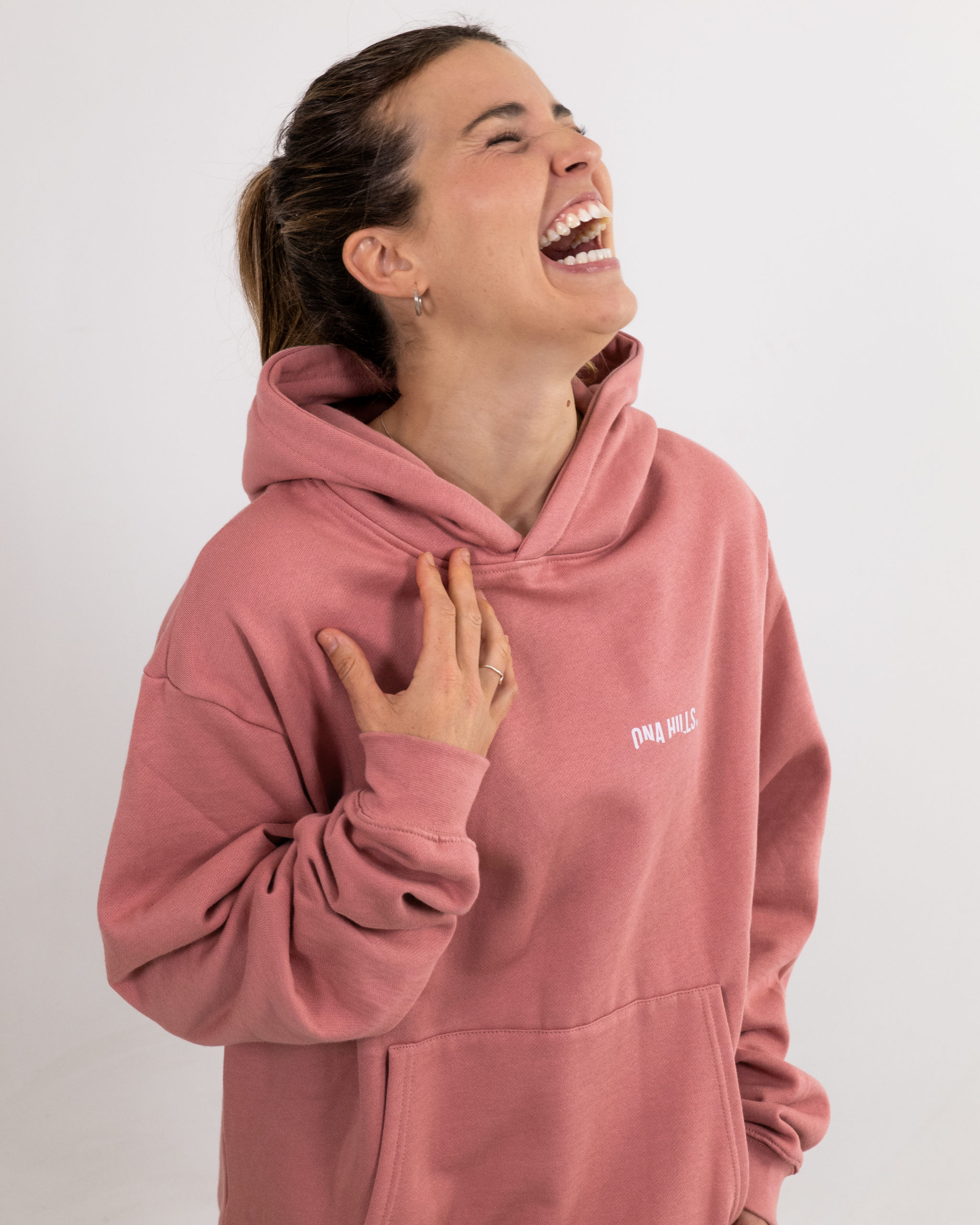Hoodie Oversize Pretty Girls Like Surfing Mujer DustyRose 1 scaled
