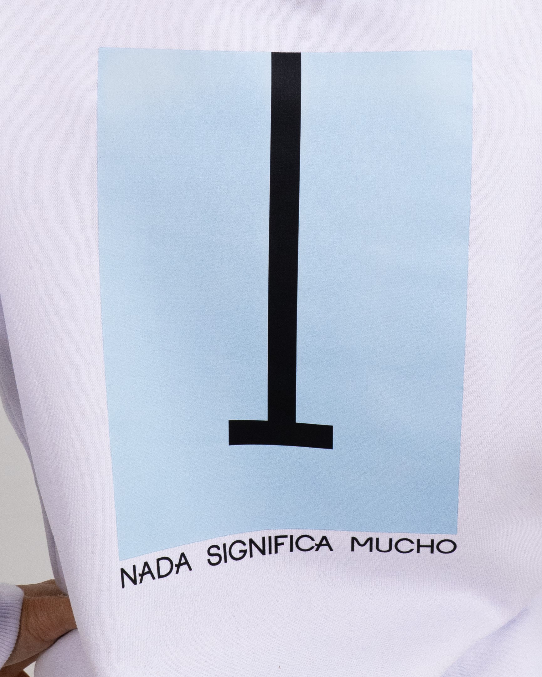 Hoodie Regular Nada Significa Mucho Hombre White 3