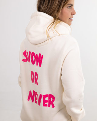 Hoodie Regular Snow Or Never Mujer